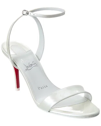 Christian Louboutin Leather Sandal In White
