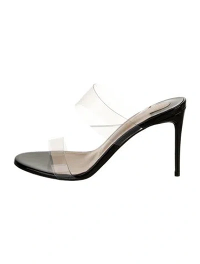 Pre-owned Christian Louboutin Leather Slides In Multi