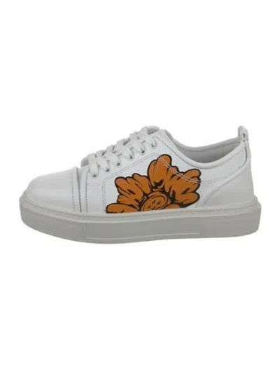 Pre-owned Christian Louboutin Leather Sneakers In Multi