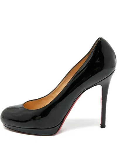 Pre-owned Christian Louboutin Leather Stiletto-heel Pumps In Black