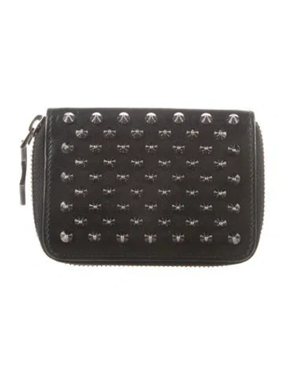 Pre-owned Christian Louboutin Leather Wallet In Black