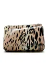 Christian Louboutin Leopard Gigi Naplak Leather Loubi54 Pouch Bag In Leopard