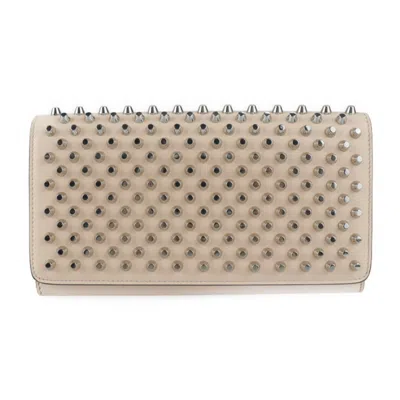 Pre-owned Christian Louboutin Light Pink Leather Wallet (bi-fold) ()