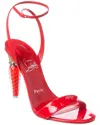 Christian Louboutin Woman Sandals Red Size 11 Calfskin In Red