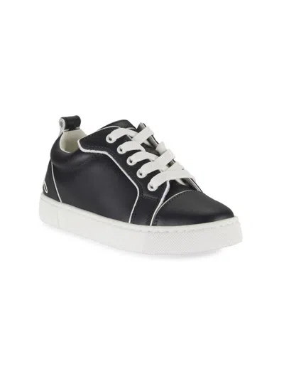 Christian Louboutin Little Kid's & Kid's Funnyto Sneakers In Black