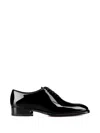 Christian Louboutin Chambeliss Lace Up Shoes In Black Patent Leather In Black