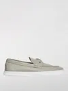 Christian Louboutin Men Chambeliboat Chambeliboat Mocassino In Grey
