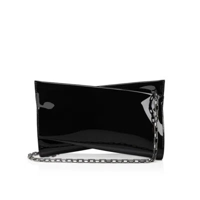 Christian Louboutin Lobitwist Black Patent Leather Clutch