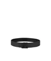 Christian Louboutin Logo Belt In Black