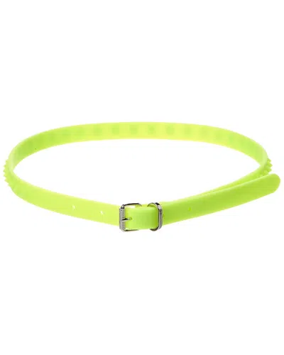 Christian Louboutin Logo Belt In Orange