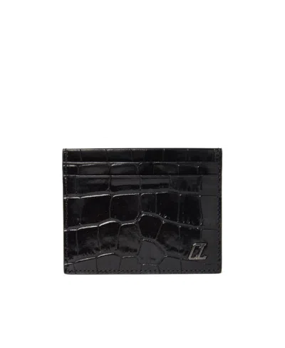 Christian Louboutin Logo Card Bag In Black