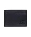 Christian Louboutin Groovy Logo Plaque Card Holder In Black