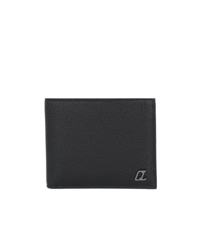 Christian Louboutin Logo Detailed Bi-fold Wallet In Black