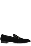 CHRISTIAN LOUBOUTIN LOGO-DETAILED LOAFERS