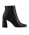 Christian Louboutin Turela 85 Leather Bootie In Black