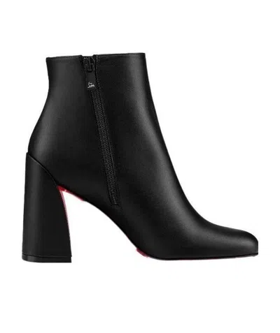 Christian Louboutin Logo High-heeled Shoes In Black