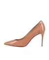 Christian Louboutin Logo High Heels In Pink