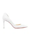 Christian Louboutin Logo Logo Pointed High Heels In White