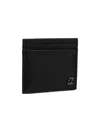 Christian Louboutin Logo Plaque Card Case In Black