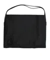 Christian Louboutin Logo Plaque Drawstring Shoulder Bag In Black