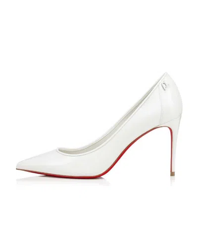 CHRISTIAN LOUBOUTIN LOGO POINTED HIGH HEELS