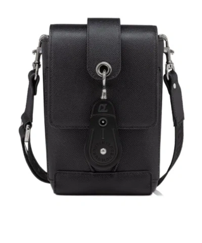 Christian Louboutin Logo Shoulder Bag In Black