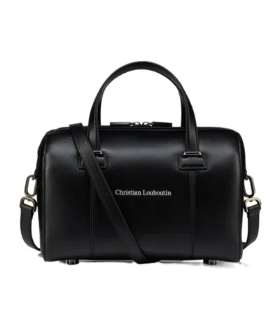 Christian Louboutin Logo Top Handle Tote Bag In Purple