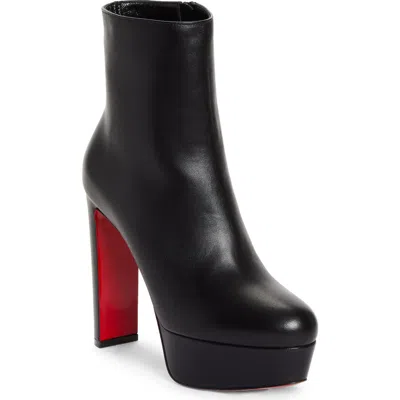 Christian Louboutin Loo Platform Bootie In Black