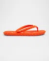 Christian Louboutin Loubi Donna Spike Red Sole Flip Flops