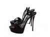 Christian Louboutin Loubi Queen Alta 150 Leather Platform Sandals