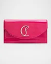 Christian Louboutin Loubi52 Clutch Bag In Patent Perle Leather