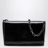 Christian Louboutin Loubi54 Black Patent Leather Clutch Bag Women In Black