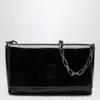 Christian Louboutin Loubi54 Black Patent Leather Clutch Bag Women In Black