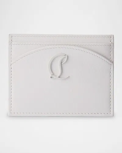 Christian Louboutin Loubi54 Card Case In Naplak Leather