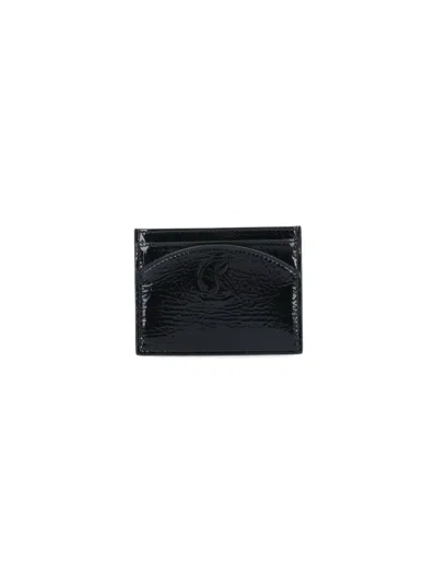 Christian Louboutin Loubi54 Card Holder In Black