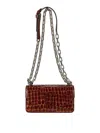 Christian Louboutin Loubi54 Chain Crossbody Small In White