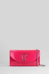 Christian Louboutin Loubi52 Clutch Bag In Patent Perle Leather In Red