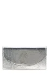 Christian Louboutin Loubi54 Clutch In Silver