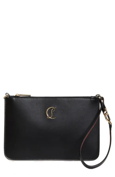 Christian Louboutin Loubi54 Flat Leather Pouch