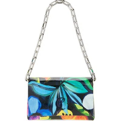 Christian Louboutin Loubi54 Floral Soft Naplak Leather Shoulder Bag