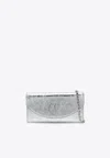 Christian Louboutin Loubi54 Laminated Leather Clutch Bag