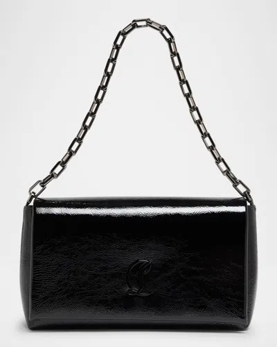Christian Louboutin Loubi54 Large Flap Shoulder Bag In Naplak Leather