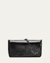 Christian Louboutin Loubi54 Large Flap Shoulder Bag In Naplak Leather