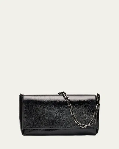 Christian Louboutin Loubi54 Large Flap Shoulder Bag In Naplak Leather