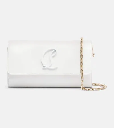Christian Louboutin Loubi54 Leather Clutch In White