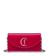 Christian Louboutin Loubi52 Clutch Bag In Patent Perle Leather