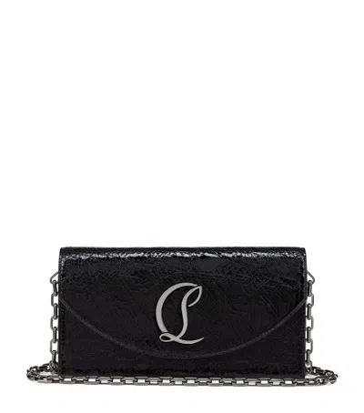 Christian Louboutin Loubi54 Leather Clutch Bag In Black