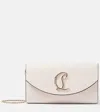 Christian Louboutin Loubi54 Logo-embellished Leather Clutch Bag In Multicoloured