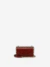 Christian Louboutin Loubi54 Chain Crossbody Small In Brown