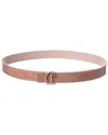 Christian Louboutin Loubi54 Patent Belt In Pink